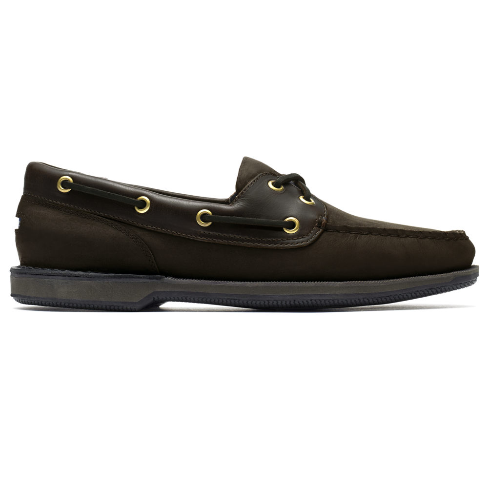 Rockport Boat Shoes For Mens Black - Perth - NW6954273